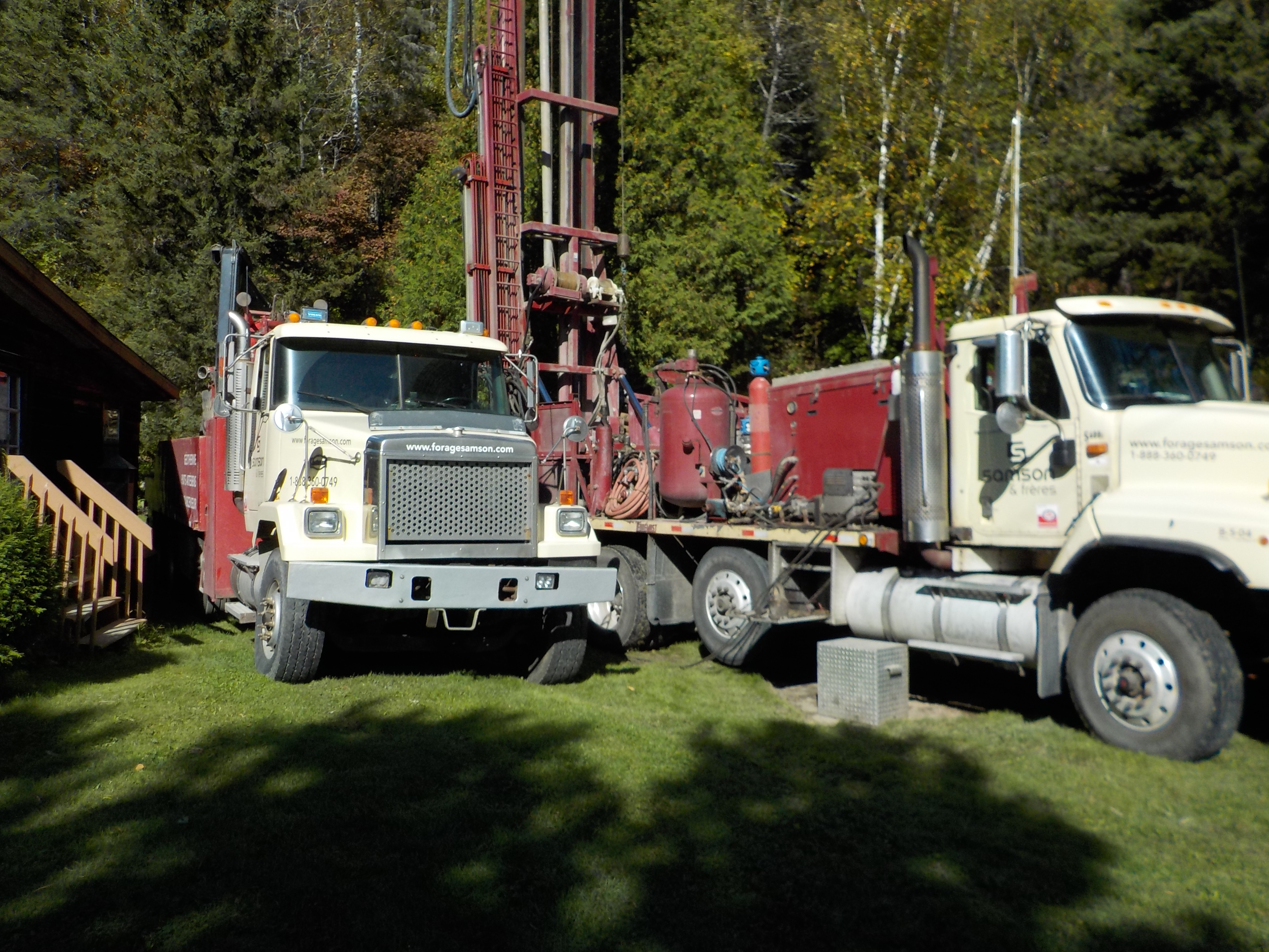 Puits artésien Chicoutimi Nord - Saguenay - Chemin des Terres-Rompues - Foremost DR-24 - Puits Saguenay