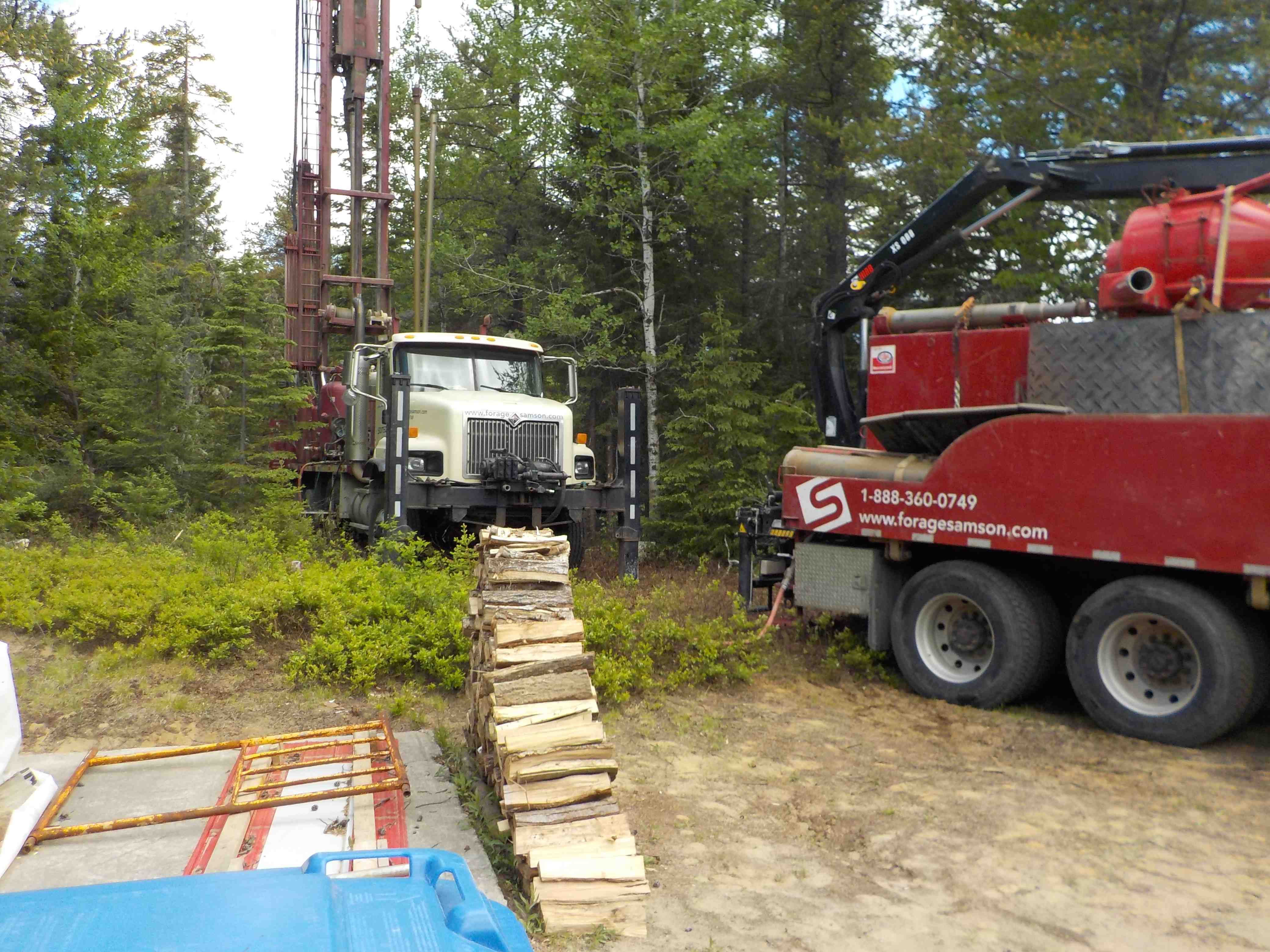 Puits artésien Sagard - Charlevoix - Foremost DR-24 - Crépine