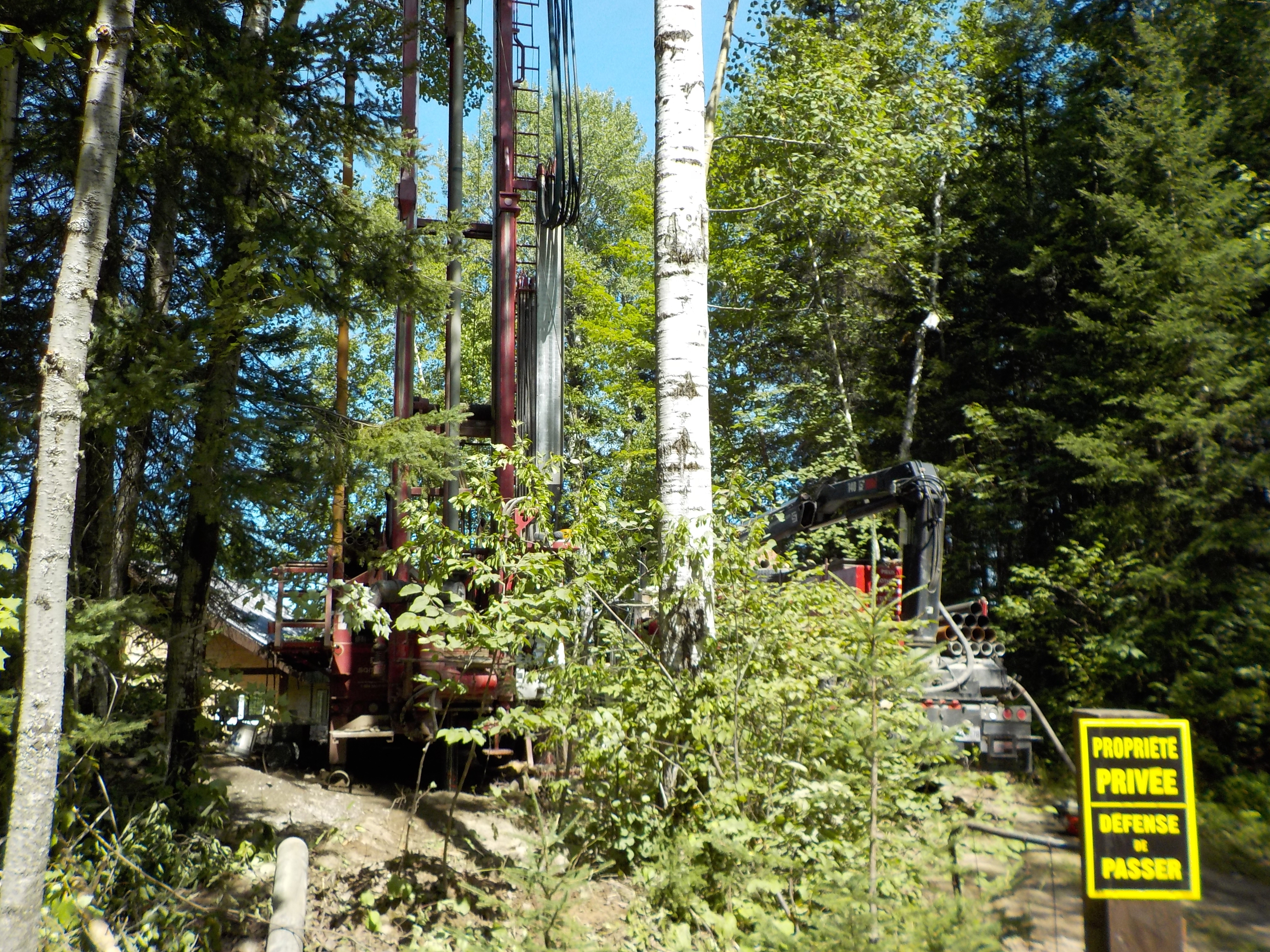 Puits artésien Laterrière - Saguenay - Crépine - Foremost DR-24