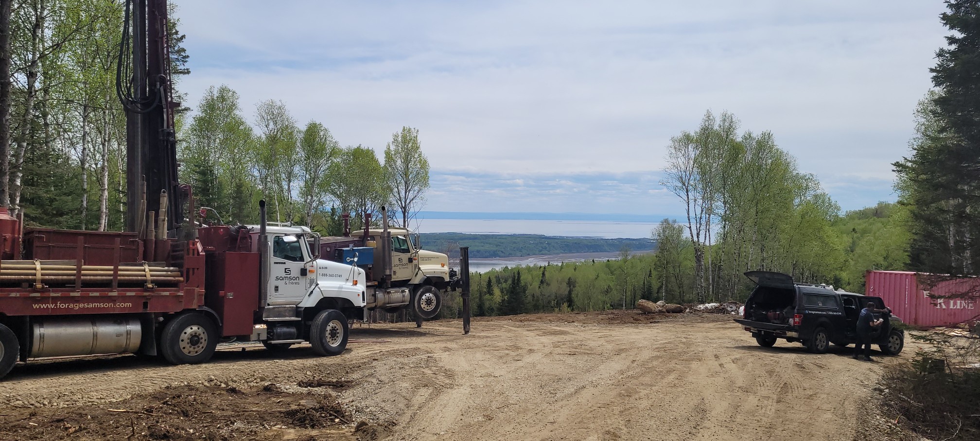 Puits artésien les Éboulements - Charlevoix - route 362 - Foremost DR-24 - Pompe submersible - puits charlevoix - forage samson