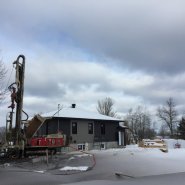 Puits artésien Berthier-sur-Mer - Chemin des Étangs - foreuse sur chenilles - comacchio mc-900P - forage samson - samson et frères inc - pompe submersible - grunfos sqe - collerette de bentonite