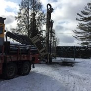 puits artésien Lac-Saint-Joseph - Forage Samson - Samson et Frères inc - Foreuse sur chenilles - Comacchio MC-900P - pompe submersible - puits lac-saint-joseph
