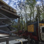 Puits artésien montmagny - montée 667 route 132 - forage samson - foreuse sur chenilles - comacchio mc-900P - pompe submersible - collerette de bentonite