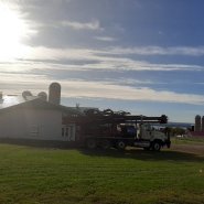 Puits artésien Saint-Jean de l'Île d'orléans - foremost dr-24 - puits ile d'orleans - chemin du mitan - collerette de bentonite