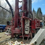 Puits artésien Stoneham - Chemin Roy - Foremost DR-24 - pompe submersible - collerette de bentonite