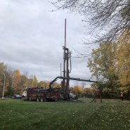 Puits artésien municipal Beauharnois - montérégie - puits municipaux - forage - foremost dr-24 - hydrogéologie - sondage