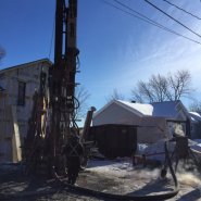 Puits artésien La durantaye - bellechasse - chemin coteau-des-chenes - Lac aux Canards - foreuse sur chenilles - comacchio mc-900p - collerette de bentonite - pompe submersible