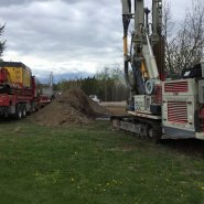 Puits artésien Cap-Saint-Ignace - Chaudière-Appalaches - Chemin des Érables - forage samson - samson et frères inc - foreuse sur chenilles - comacchio mc-22a - pompe submersible