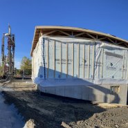 Puits artésien Saint-Léon-de-Standon - puits samson - forage samson - foreuse sur chenilles - comacchio mc-22a - rue deslauriers