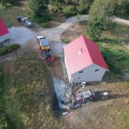 Puits artésien Baie-Saint-Paul - Puits Charlevoix - foreuse sur chenilles - chemin sainte-catherine - comachio mc-900P - collerette de bentonite - pompe submersible charlevoix - forage samson