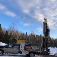 Puits artésien Montmagny - route 283 - forage montmagny - foreuse sur chenilles - comacchio mc-22a - compresseur atlas-copco - pompe submersible