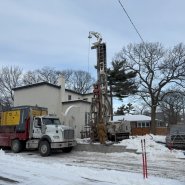 forage géothermique québec - boulevard laurier - géothermie quebec - forage samson - foreuse sur chenilles - comacchio geo900a
