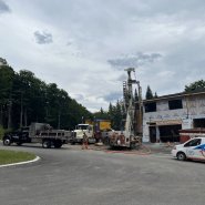 Forage géothermique Lac-beauport - géothermie - chemin du geai-bleu - foreuse sur chenilles - comacchio mc-22a - forage samson