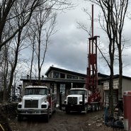 forage géothermique saint-jean-port-joli - géothermie - puits géothermique samson - forage samson - foremost dr-24 - foreuse