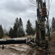 puits artésien boischatel - forage géothermique boischatel - route des trois-saults - foreuse sur chenilles - comacchio mc-22a - forage samson - pompe submersible