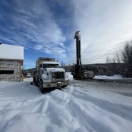 Puits artésien saint-raymond - puits portneuf - foreuse sur chenilles - comacchio geo900a - rue roxanne - pompe submersible